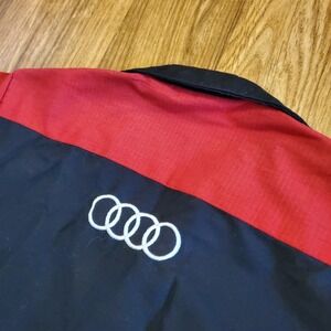 Audi Technician Shirt Men Small Red Work Automotive Mechanic Uniform Red Kap